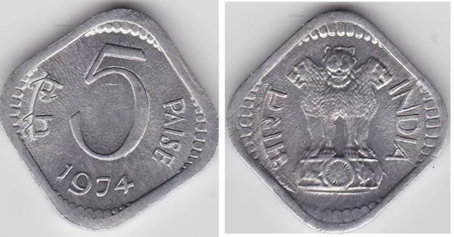Inde   5 Paise 1974   Fdc / Unc