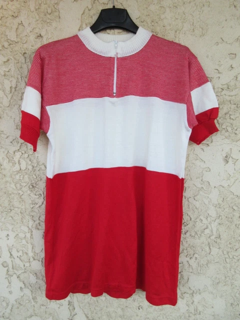 Maillot Cycliste Vintage Cycles PEUGEOT - Années 70 - Bleu - Taille M