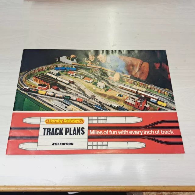 HORNBY RAILWAYS OO GAUGE   R166 TRACK PLANS CATALOGUE 4th EDITION   FREE POSTAGE