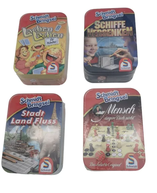 Schmidt Bringsel 4 Varianten 1 Stück Mini Spiele Reisespiele Gesellschaftsspiele