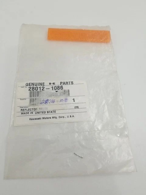 Kawasaki 28012-1086, Genuine Reflector. Fast shipping!!!
