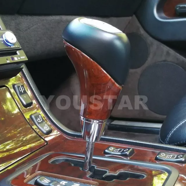 UK STOCK BURL WOOD Shift Knob for Mercedes A C E G S M ML SL SLK CL CLK CLASS