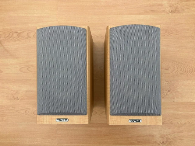 TANNOY MERCURY MX1 Bookshelf Speakers, Maple Finish £29.82 - PicClick UK