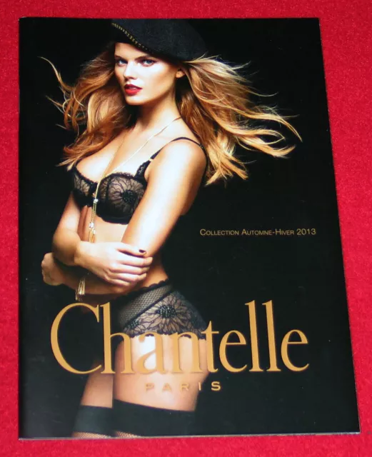 Lingerie Chantelle Mannequin Maryna Linchuk Bas Porte-Jarretelles Catalogue 2013