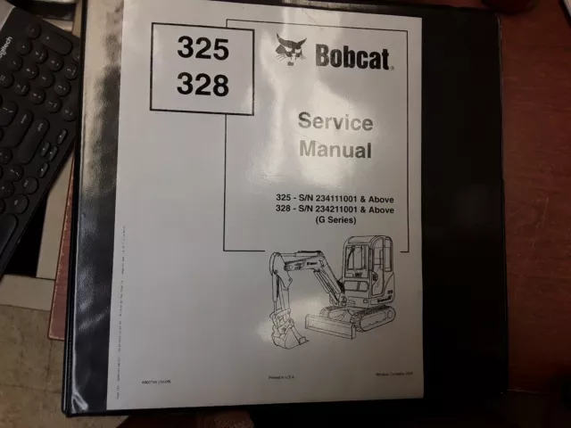 Bobcat 325 328 Excavator Service Manual