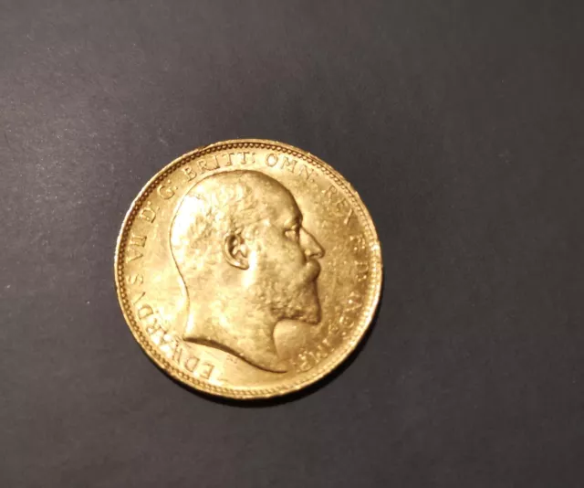 1906 Gold Sovereign. 22ct 7.98g. George And Dragon