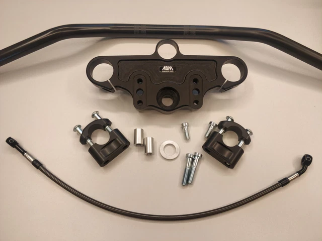 Kit manubrio ABM Superbike BMW R 1100 RS senza ABS (259) | 92-00 | nero
