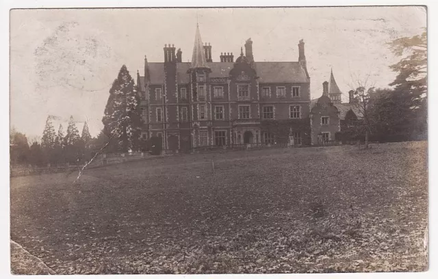 AN EDWARDIAN WORKHOUSE - real photo postcard  posted in 1905 - Drayton / Norwich