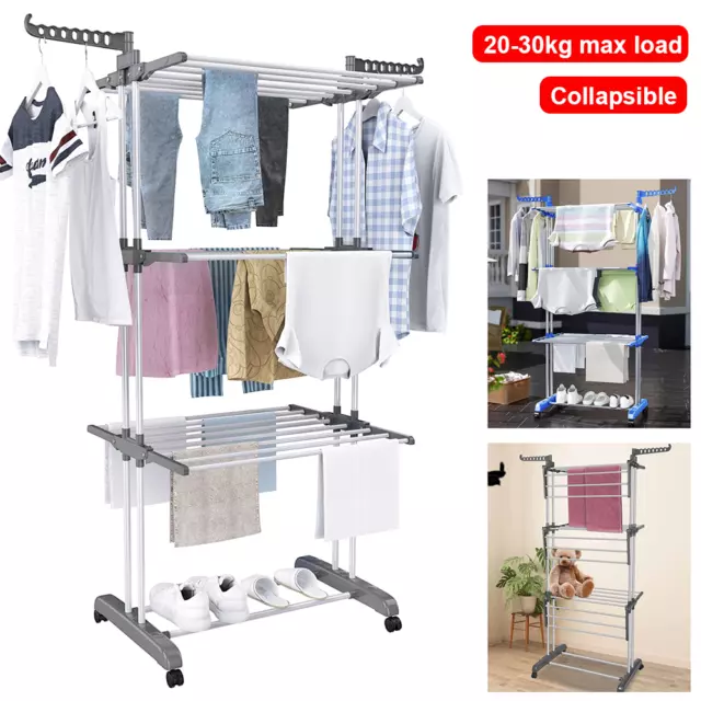 Ceiling Clothes Dryer Laundry Pulley Airer up to 9.8m Drying Space