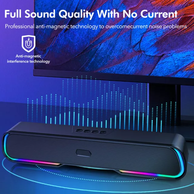 Bluetooth Wireless Sound Bar Speaker System Subwoofer TV Home Theater Soundbar