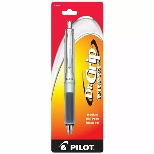 Pilot Dr. Grip Ballpoint Retractable Pen, Black Ink, Medium (PIL36181)--V6