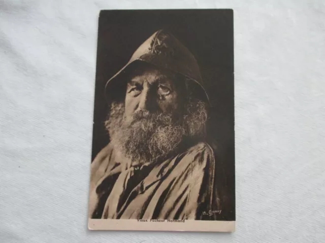 CPA Scènes et types carte postale ancienne vieux pêcheur normand la Normandie