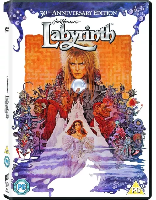Labyrinth, (30Th Anniversary)(David Bowie) [Dvd] *New & Sealed*👌
