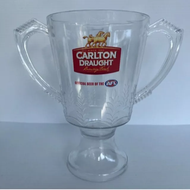 Carlton Draught Commemorative AFL Premiership Cup. Plastic 1425 ml Jug