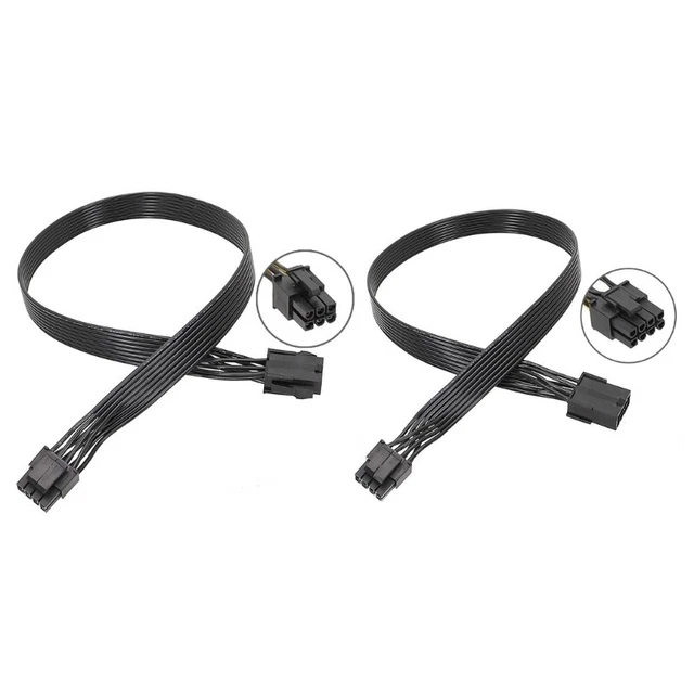 6PIN 8PIN FEMALE To 8pin Male Expansion Cable PCIE 6P 8P To 8P ...