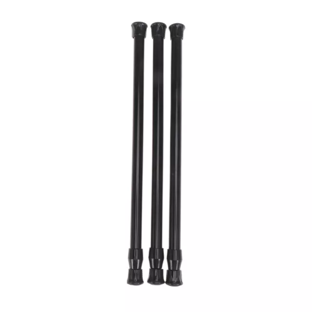 3PCS Adjustable Tension Curtain Rods - Telescoping Poles for Easy Installation