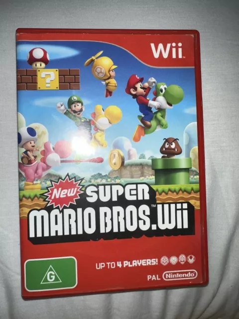 New Super Mario Bros. U (Nintendo Wii U, 2012) Mint Disc With Manual TESTED