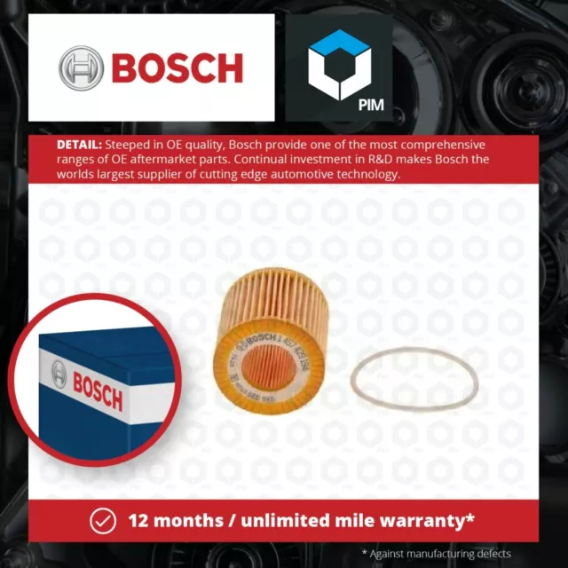 Oil Filter fits VW POLO 9N, Mk5 1.2 01 to 14 Bosch 03D115466A 03D115466B Quality