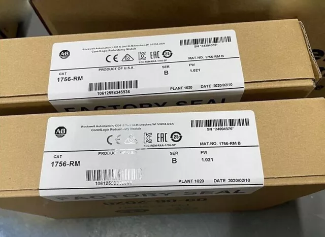 New Allen-Bradley AB 1756-RM SER B ControlLogix Redundancy Module 1756RM