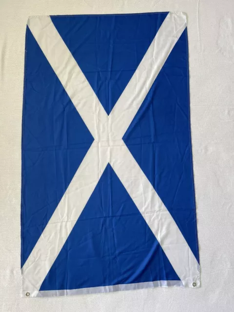 Scotland St Andrews Cross Flag Banner Brass Grommets Rugby 2