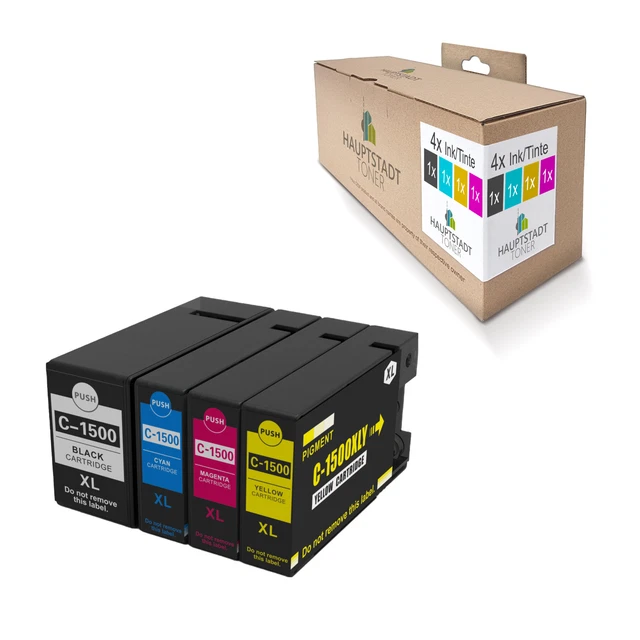 Canon PGI-1500 XL Tintenpatrone Schwarz - Original Für MAXIFY Drucker, 34,7ml