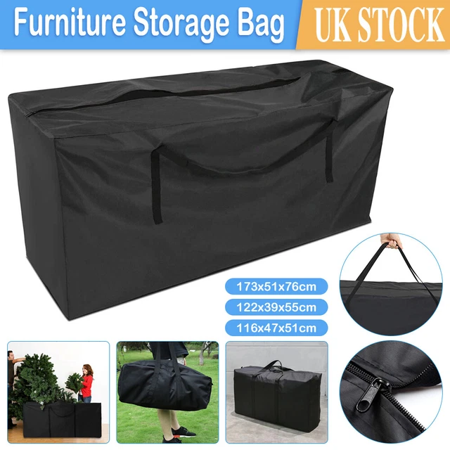 Extra Large Waterproof Heavy Duty Outdoor Garden Furniture Cushion Storage Bag 2