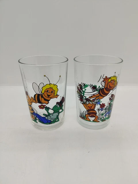 Ancien Verre à Moutarde Maya L'Abeille - 1981 - Collection #4 - Vintage