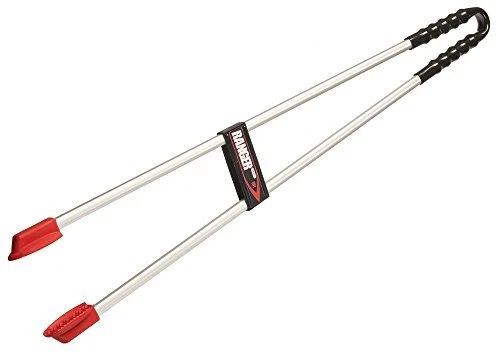 The Helping Hand Company LP3036IB Ranger MAX Straight Handle, Red/Silver, 35-In