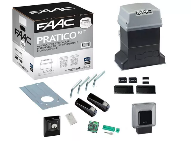 FAAC Pratique 746 Trousse Automation Portail Coulissant 600KG 10564944 Glissant