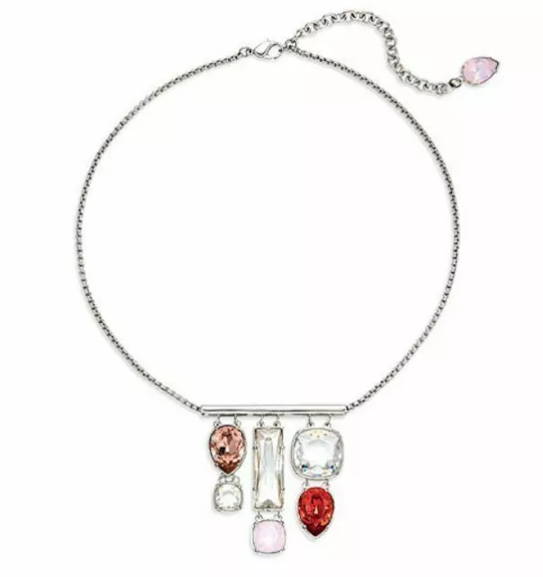 Atelier Swarovski Nile Pendant Necklace Pink Crystal #5298717 NIB $349