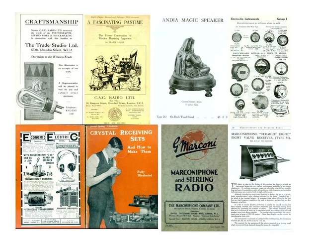 EBOOK WIRELESS 1920S CATALOGUES BROCHURES CRYSTAL SETS BOOKLETS £11.12 ...