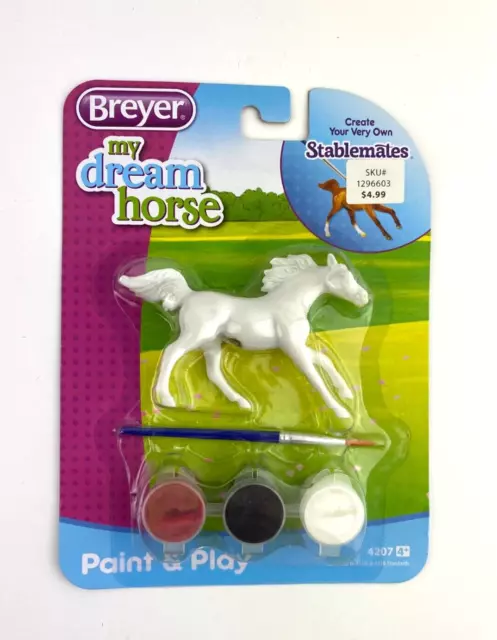 Breyer~My Dream Horse~Paint & Play Unpainted HORSE ~Stablemates 2018