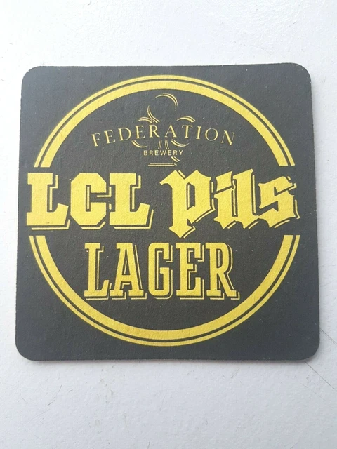 Vintage NORTHERN CLUBS FEDERATION BREWERY ~ LAGER  Cat No'397 Beer mat / Coaster