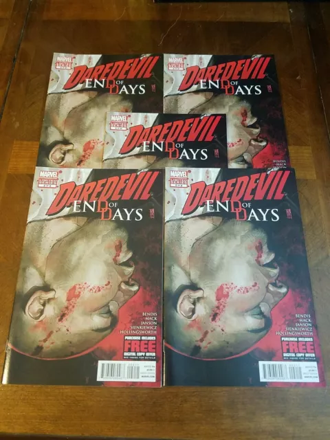 Daredevil: End of Days #2 Lot of 5 (Marvel) Free Ship at $49+
