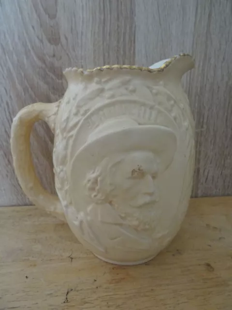 Antique doulton Burslem Tennyson Commemorative Jug