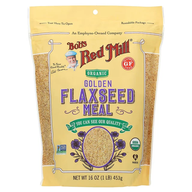 BOB'S RED MILL, Organic Golden Flaxseed Meal, 16 oz (453 g), Expiry
