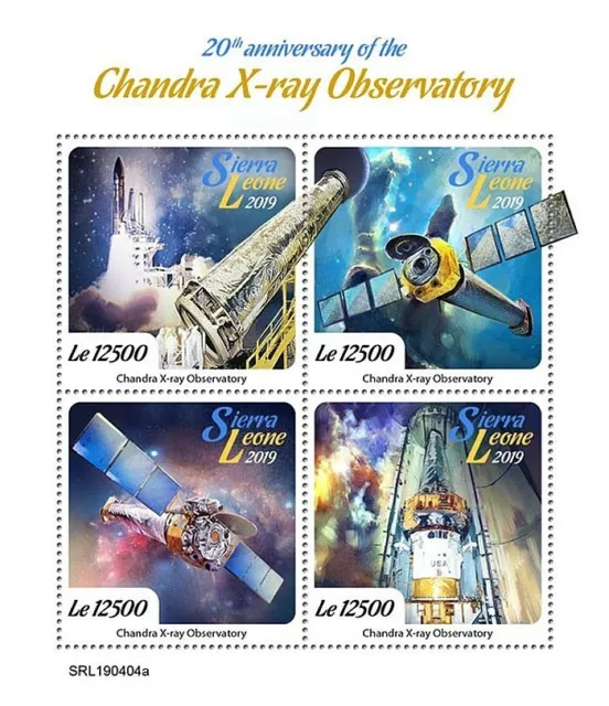 NASA CHANDRA X-Ray Observatory (CXO) Space Stamp Sheet (2019 Sierra Leone)