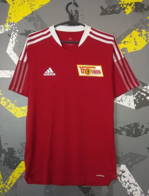 1. FC Union Berlin Trainingstrikot Fußball Shirt rot Adidas GM7588 Herren ig93