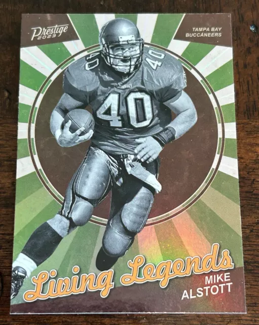 MIKE ALSTOTT 2023 Panini Prestige LIVING LEGENDS #LL-25 Tampa Bay Buccaneers