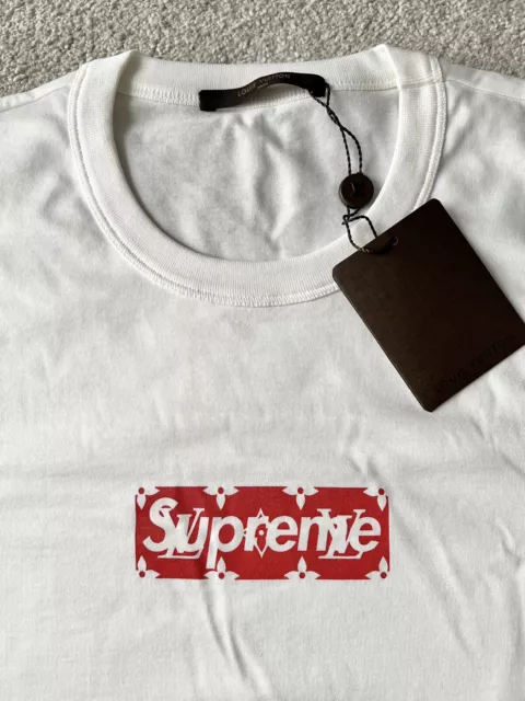 LOUIS VUITTON X Supreme BOGO Monogram T shirt XL Tee LV Box Logo