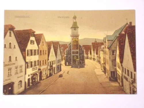 Postkarte  Hersbruck  Marktplatz