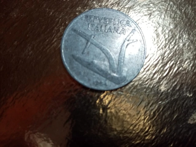 10 Lire 1954 Spiga Errata