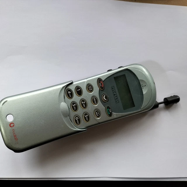 Vieux Téléphone Portable Alcatel HD1 One Touch Club – Vintage Noir – Bon état