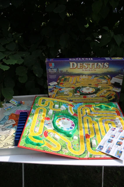DESTINS LE JEU de la vie 1972 MB jeux Incomplet EUR 14,96 - FR
