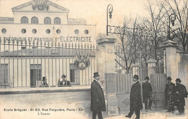 Ecole Bréguet, rue Falguière. Paris (15th arrondissement