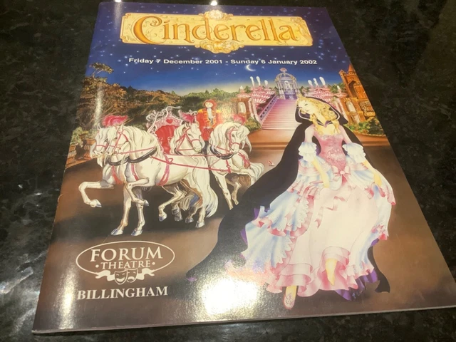 Pantomime Programme A4 PANTOMIME PROGRAMME CINDERELLA BILLINGHAM FORUM 2001-2002 £4.99 ...