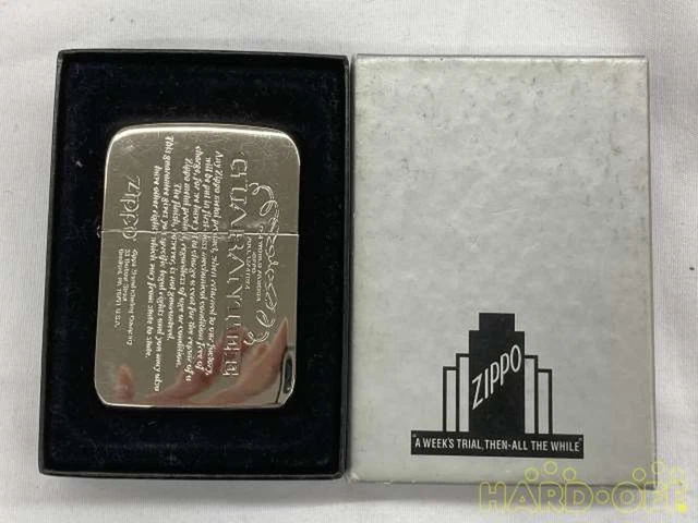 Zippo 2004, 1941 Reprint Replica Guarantee Windproof Oil Lighter with Box