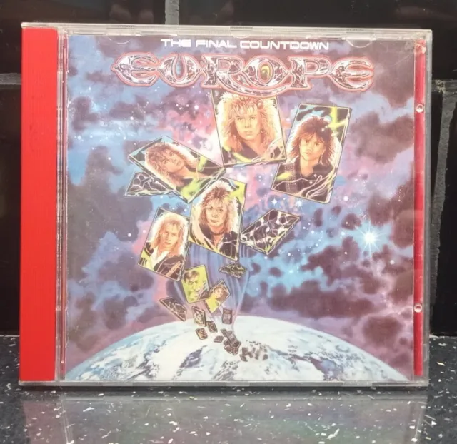 Europe - The Final Countdown CD Album - 1986 - Rare Red Inner Tray Epic 466328 2