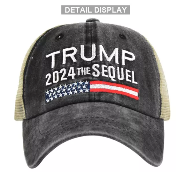 Hat Trump Make America Great Again MAGA Cap 2024 Donald Embroidered Adjustable