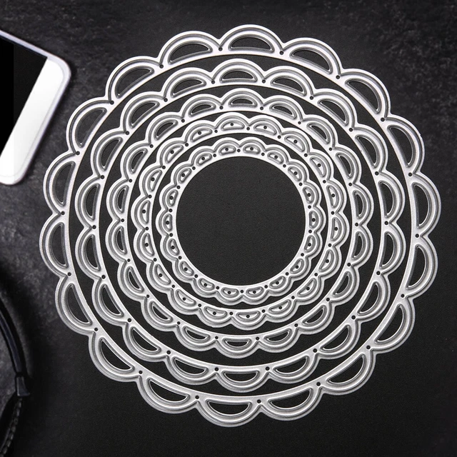Metalle Kreisen sterben Kürzungen, Metallform Stanzformen in Scrapbooking Prägun